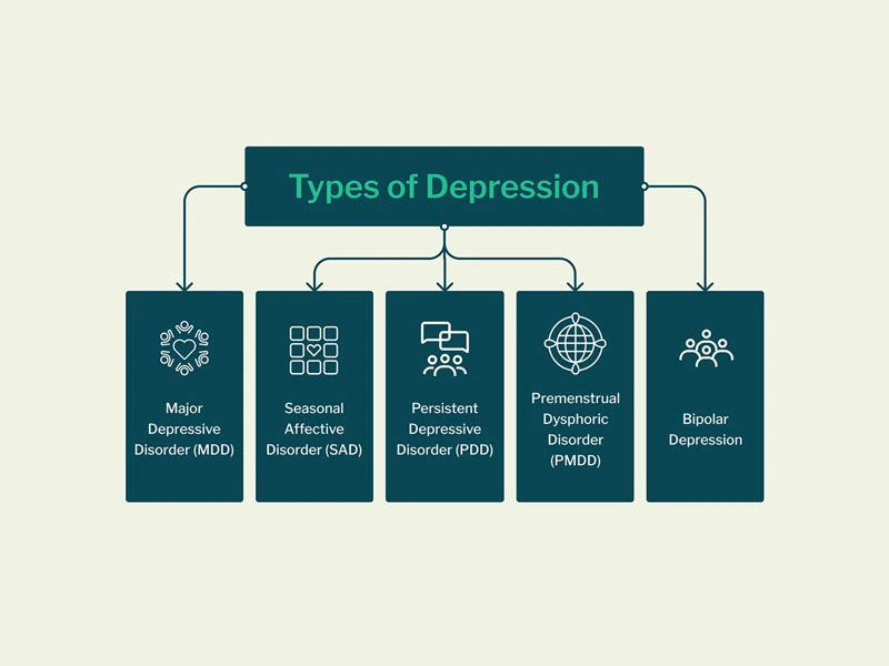 Types of Depression Infographic