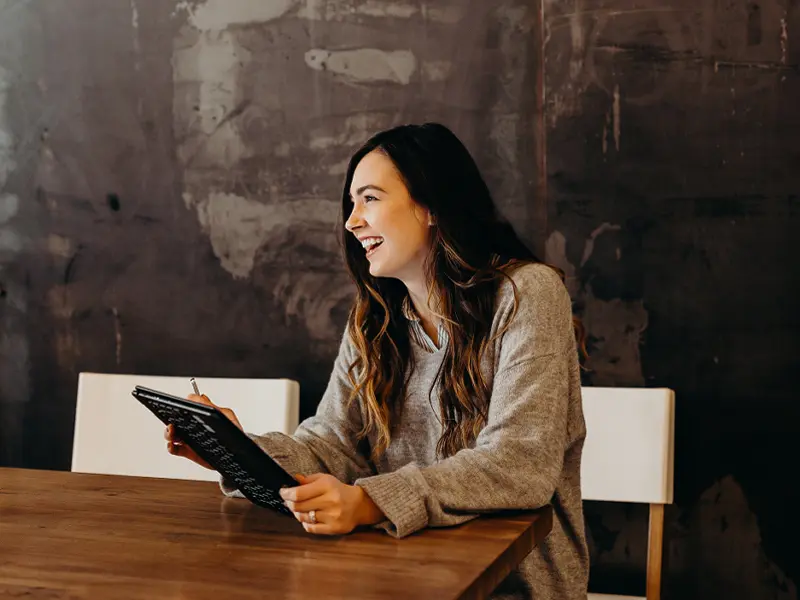 young woman managing her ADHD