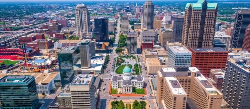 St Louis Missouri skyline