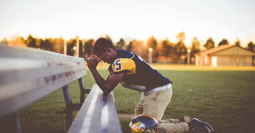 athlete struggling with mental health