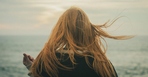 Woman standing in the distance