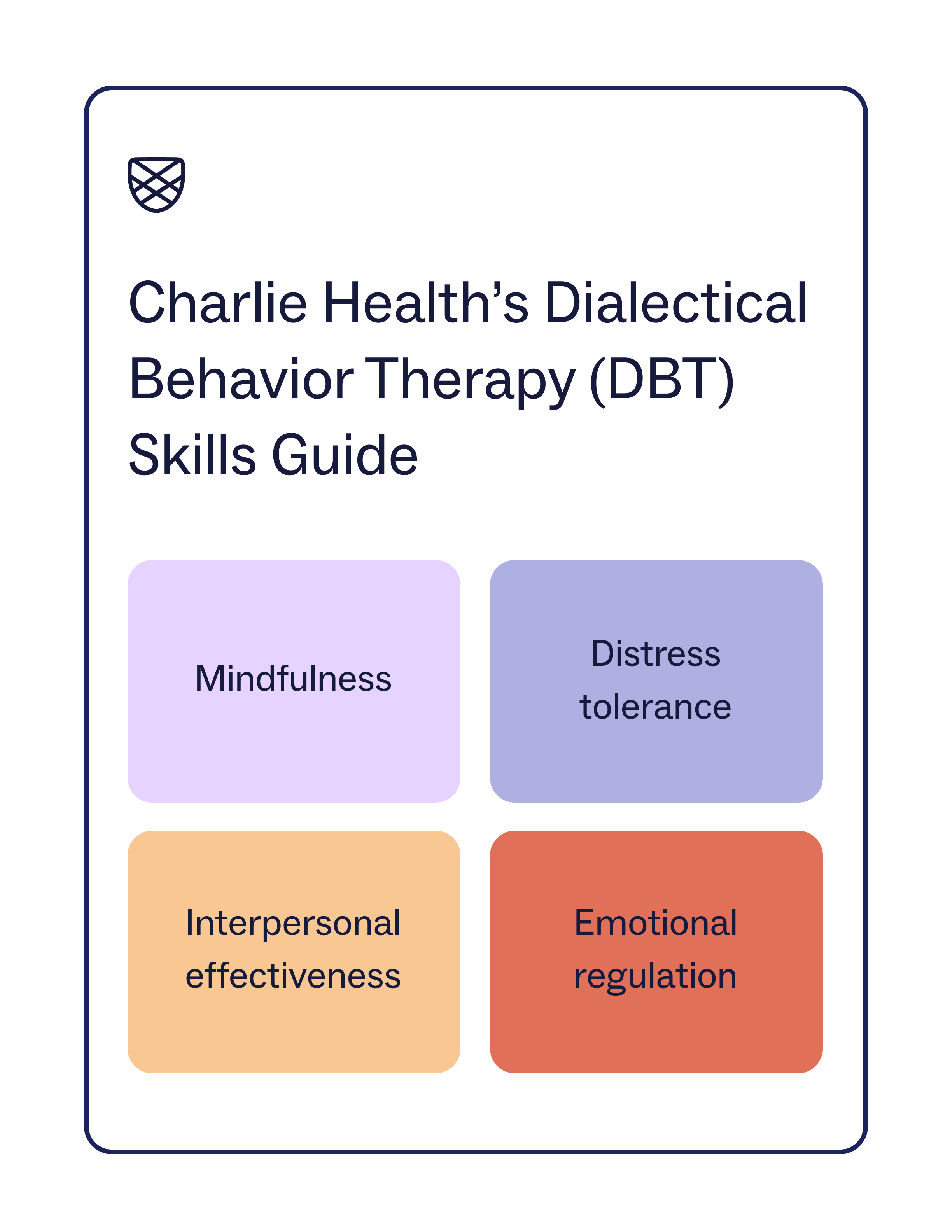 Cover of DBT skills guide