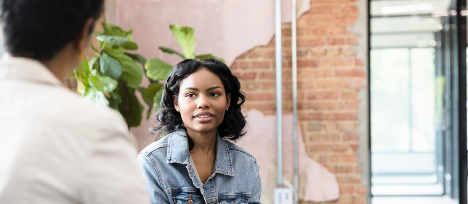 A teen works with a mental health professional to develop conflict management skills.