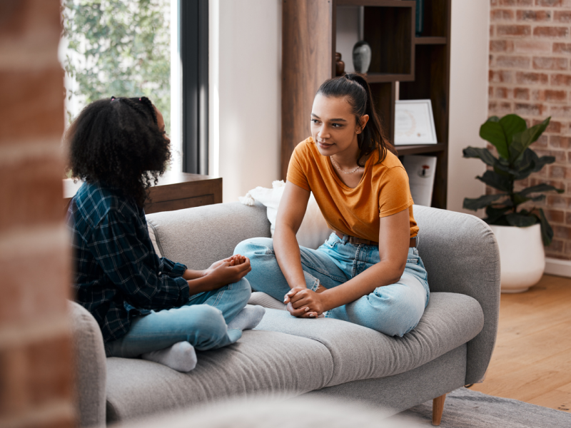 A mother is learning what not to say to her daughter who has PTSD.