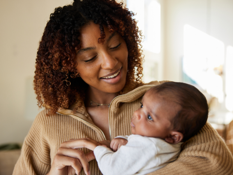 A young mom is using resources to cope with perinatal mental health conditions after she experienced a maternal mental health crisis.