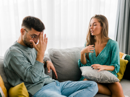 A young woman is learning how to get over trust issues in a relationship.