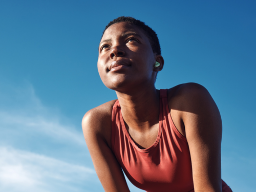 A young woman is showing 6 signs she is healing from narcissistic abuse.