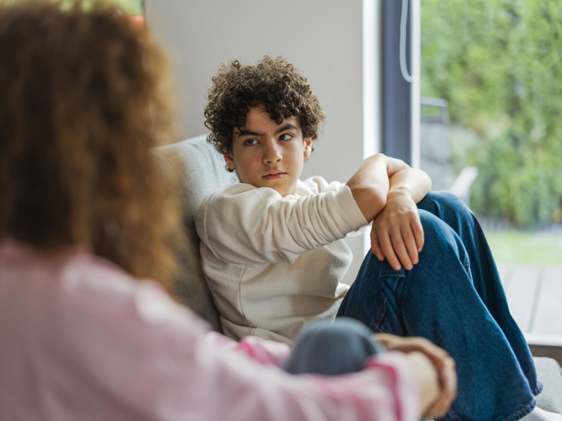 A teenager talks to his mom about his diagnosis of quiet borderline personality disorder.