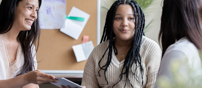 A young woman goes to therapy for getting professional mental healthcare.