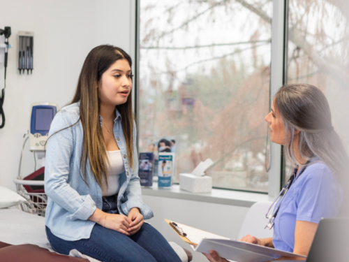 A woman went to the emergency room for mental health.