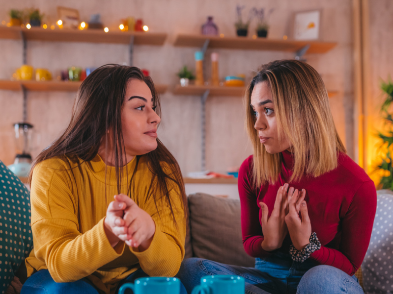 A woman is dealing with the toxic person in her life.