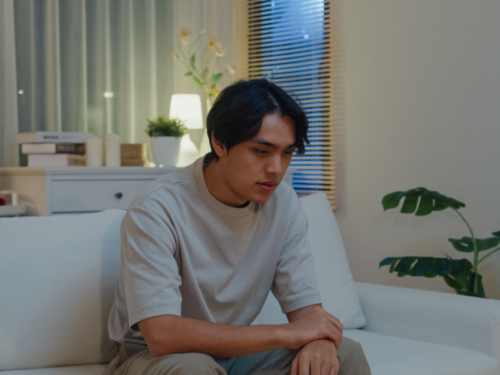 A young man experiences the effects of mixing lamotrigine and alcohol.