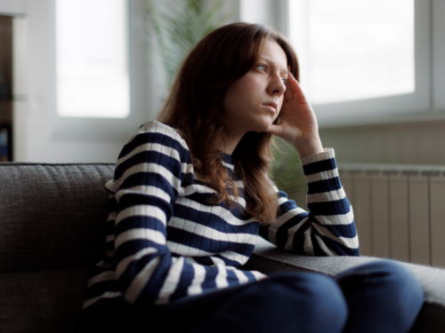 A woman experiences paranoid personality disorder.