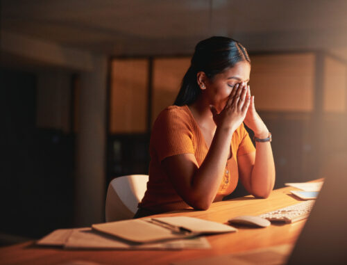 This stress is something else caused from burnout at work