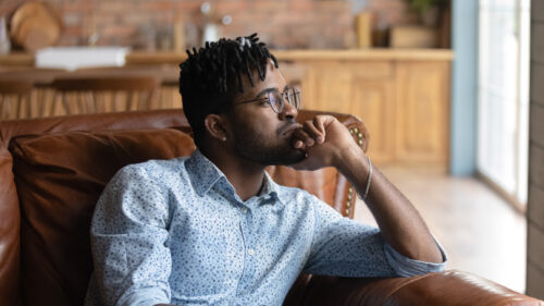 Man sits and tries to pinpoint how his depression started, but feels like it just started out of nowhere.