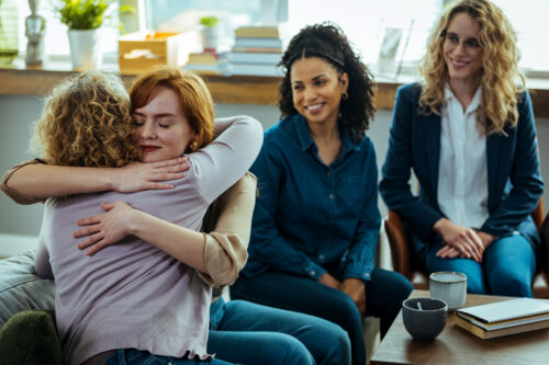 Parents finding comfort and new individuals to share and relate with