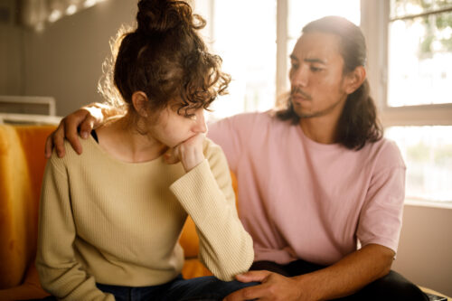 People going through difficult times with their grief
