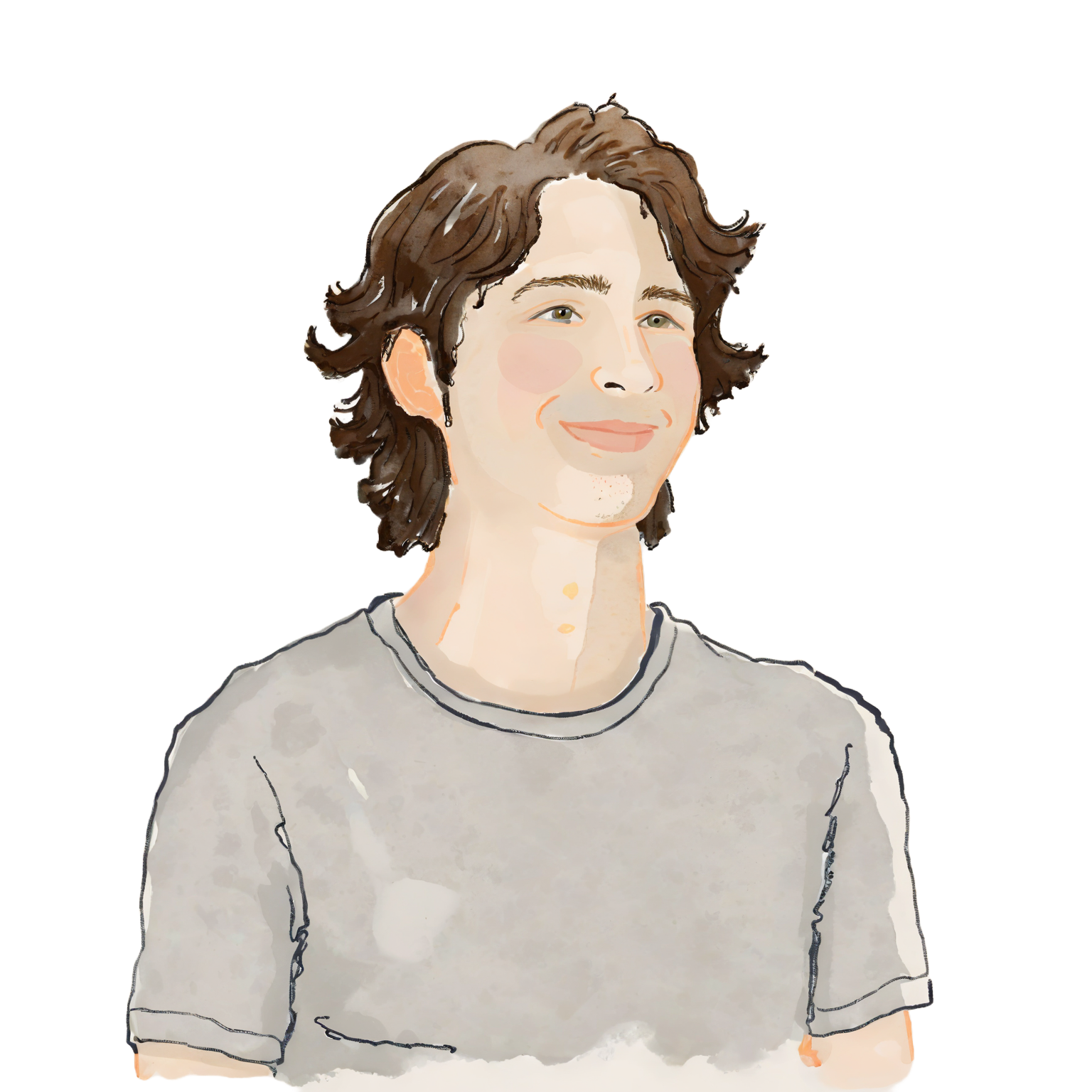 Illustration of Charlie Health adult male client