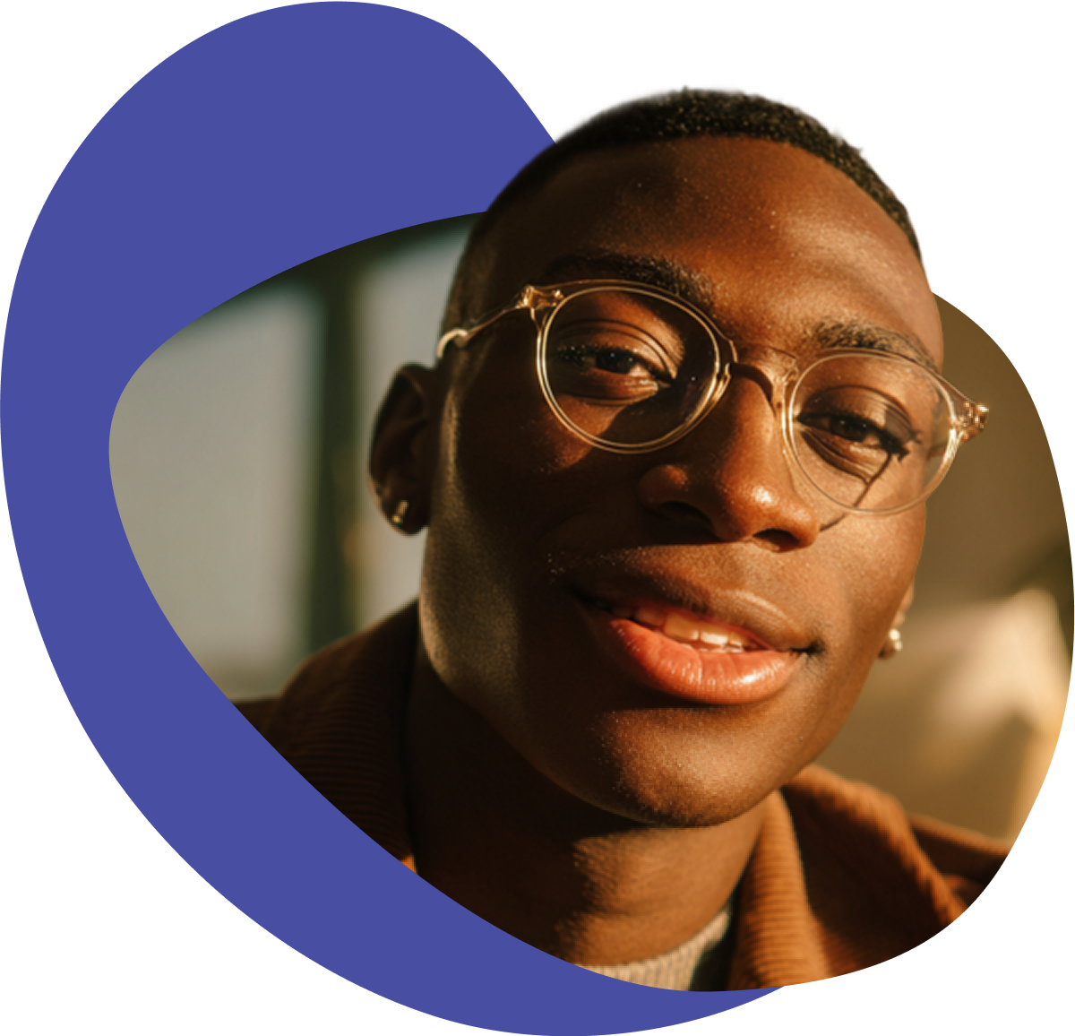 Image of a man doing virutal therapy